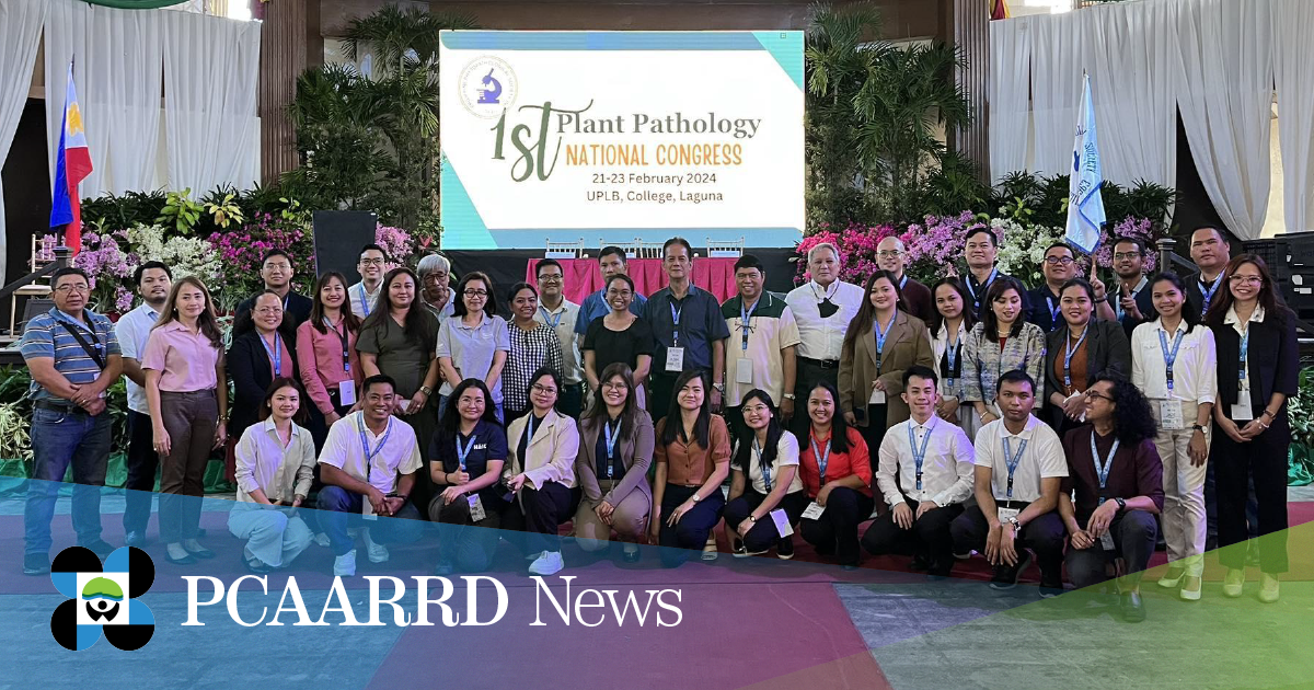 DOST-PCAARRD supports 1st Plant Pathology National Congress